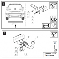 Фаркоп 9025-A Oris на Changan CS55 Plus 2023- без выреза в бампере. Тип шара: A. Нагрузки: 1500/75 кг, масса фаркопа 19 кг (без электрики в комплекте) от магазина ФаркопРос